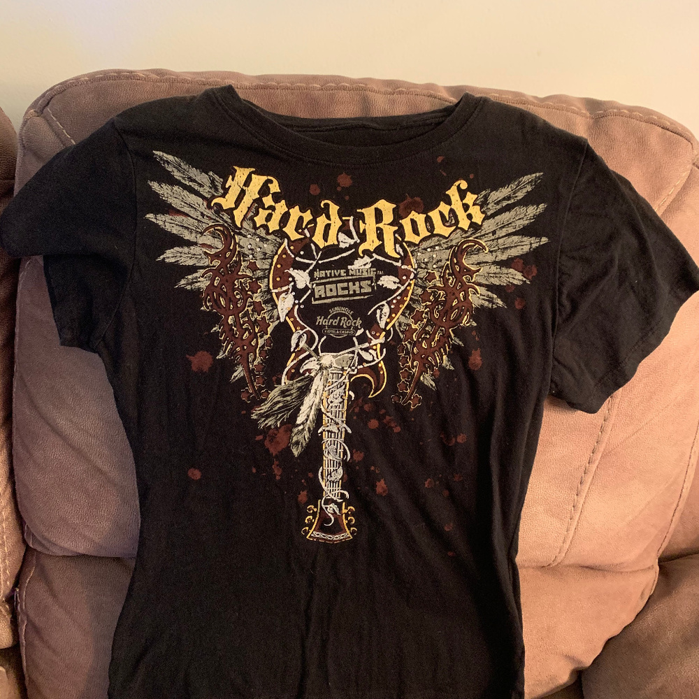 Hard Rock Seminole t shirt Women's SMALL